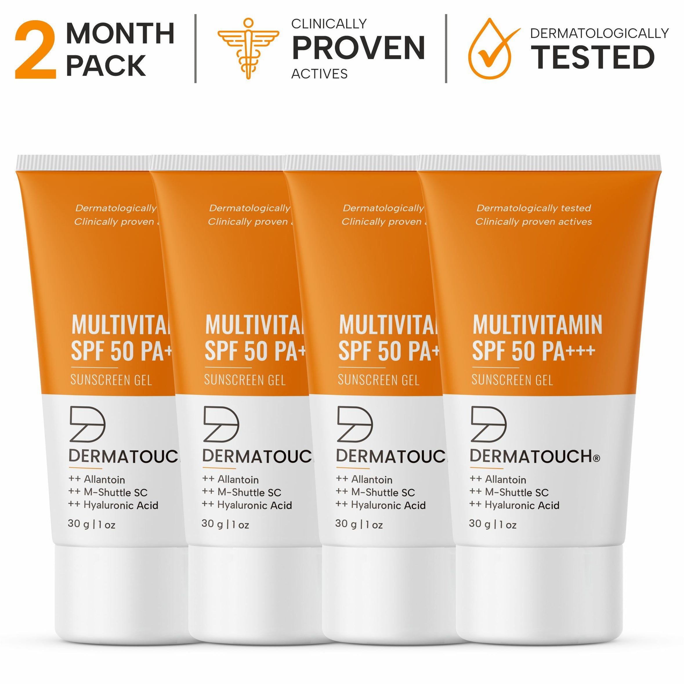 home multivitamin spf 50 pa sunscreen gel 30g po4