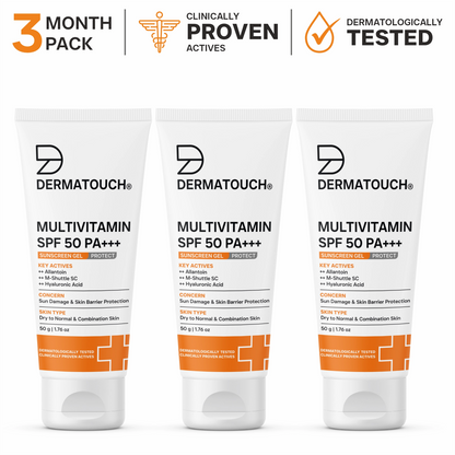 Multivitamin SPF 50 PA+++ Sunscreen Gel Value Pack