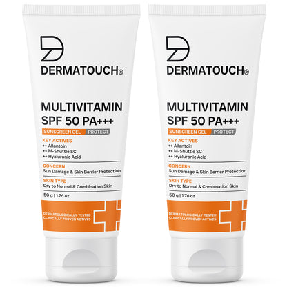 Multivitamin SPF 50 PA+++ Sunscreen Gel Value Pack