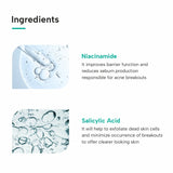 Ingredients of Salicylic Acid 2% Niacinamide 6% Oil-Free Gel