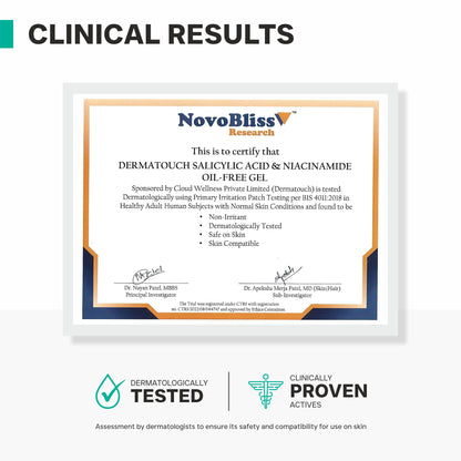 சாலிசிலிக் அமிலம் 2% நியாசினமைடு 6% எண்ணெய் இல்லாத ஜெல் 30 கிராம்