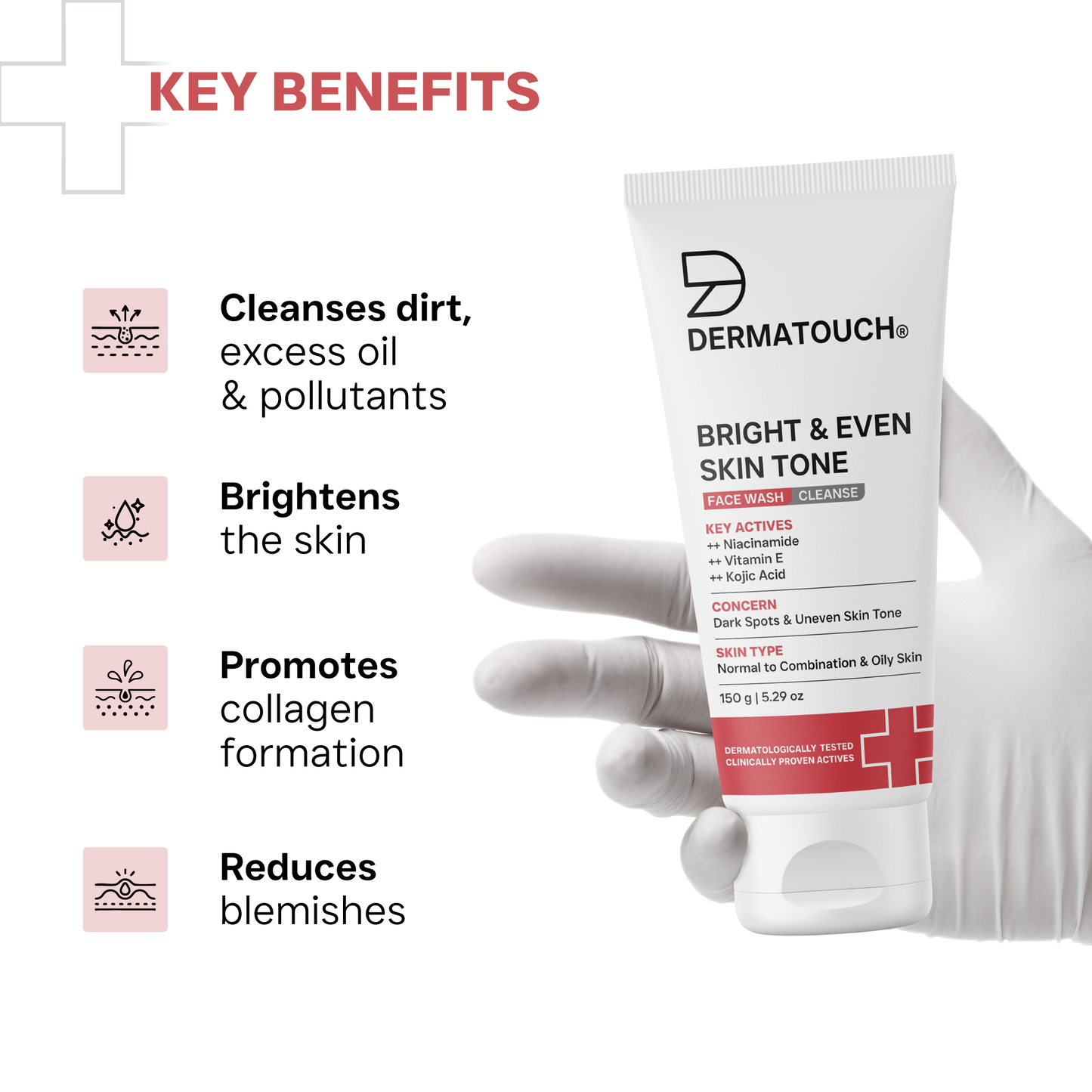 Bright & Even Skin Tone Face Wash 150g