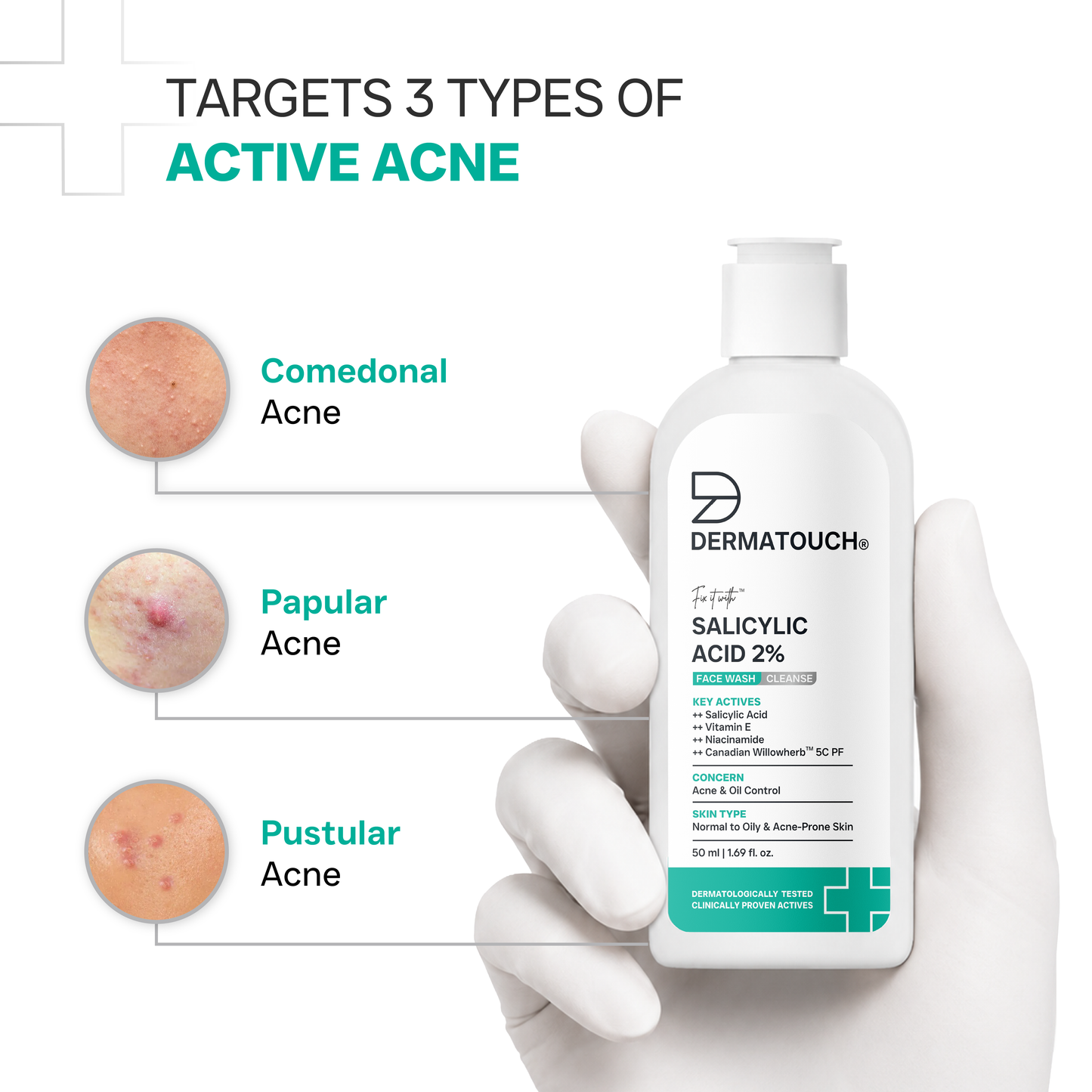 Salicylic Acid 2% Face Wash for Acne & Oil Control