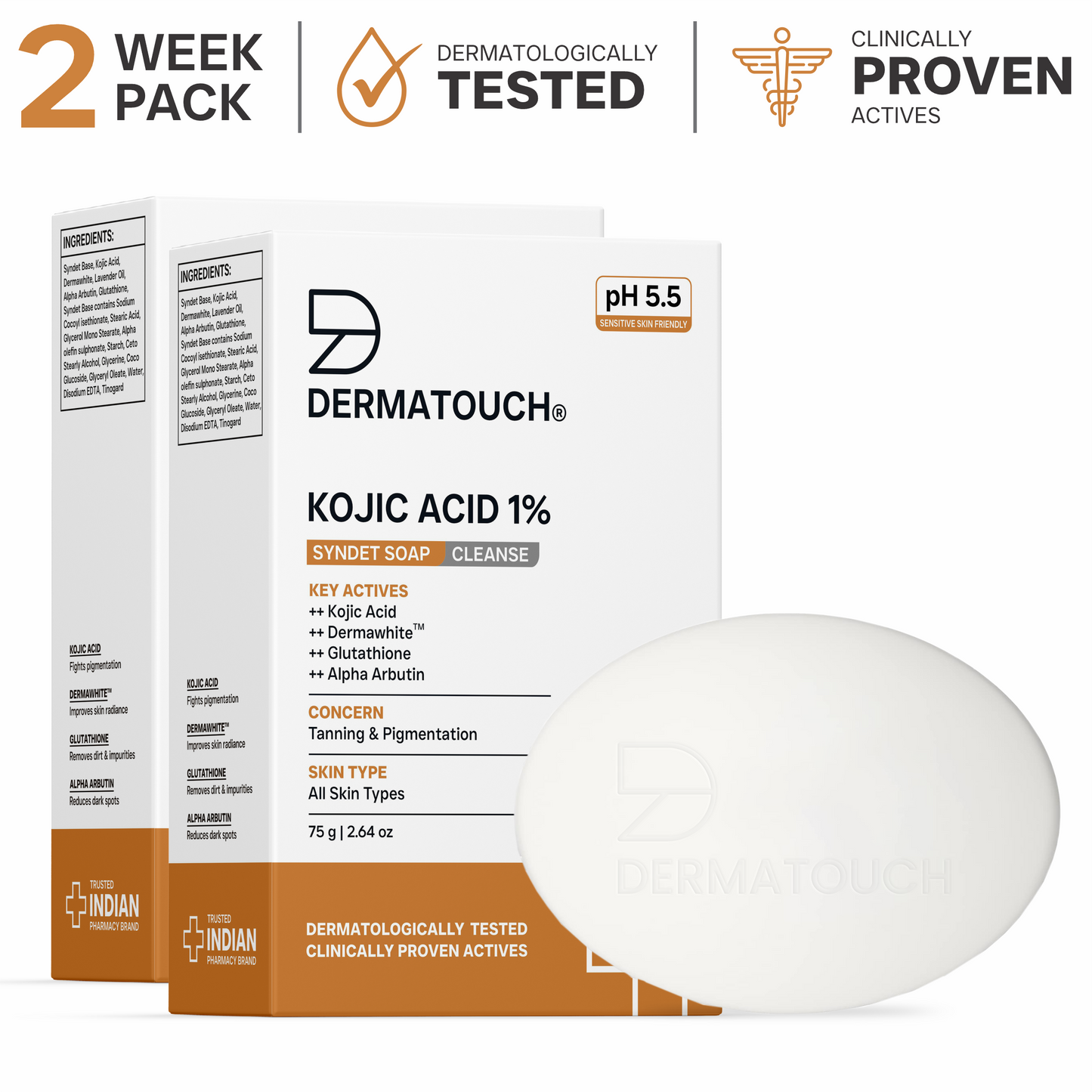 कोजिक एसिड 1% साबुन