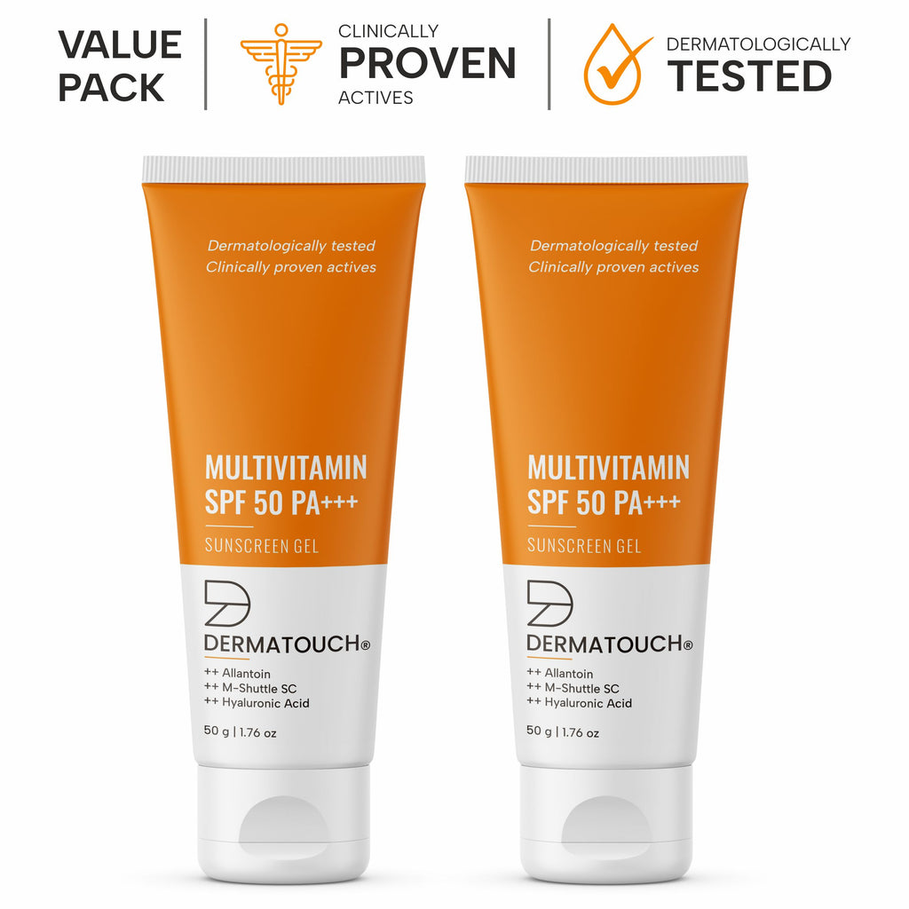 Multivitamin SPF 50 PA+++ Sunscreen Gel Value Pack