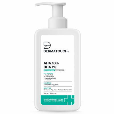 AHA 10% BHA 1% Body Lotion for Tanned & Bumpy Skin