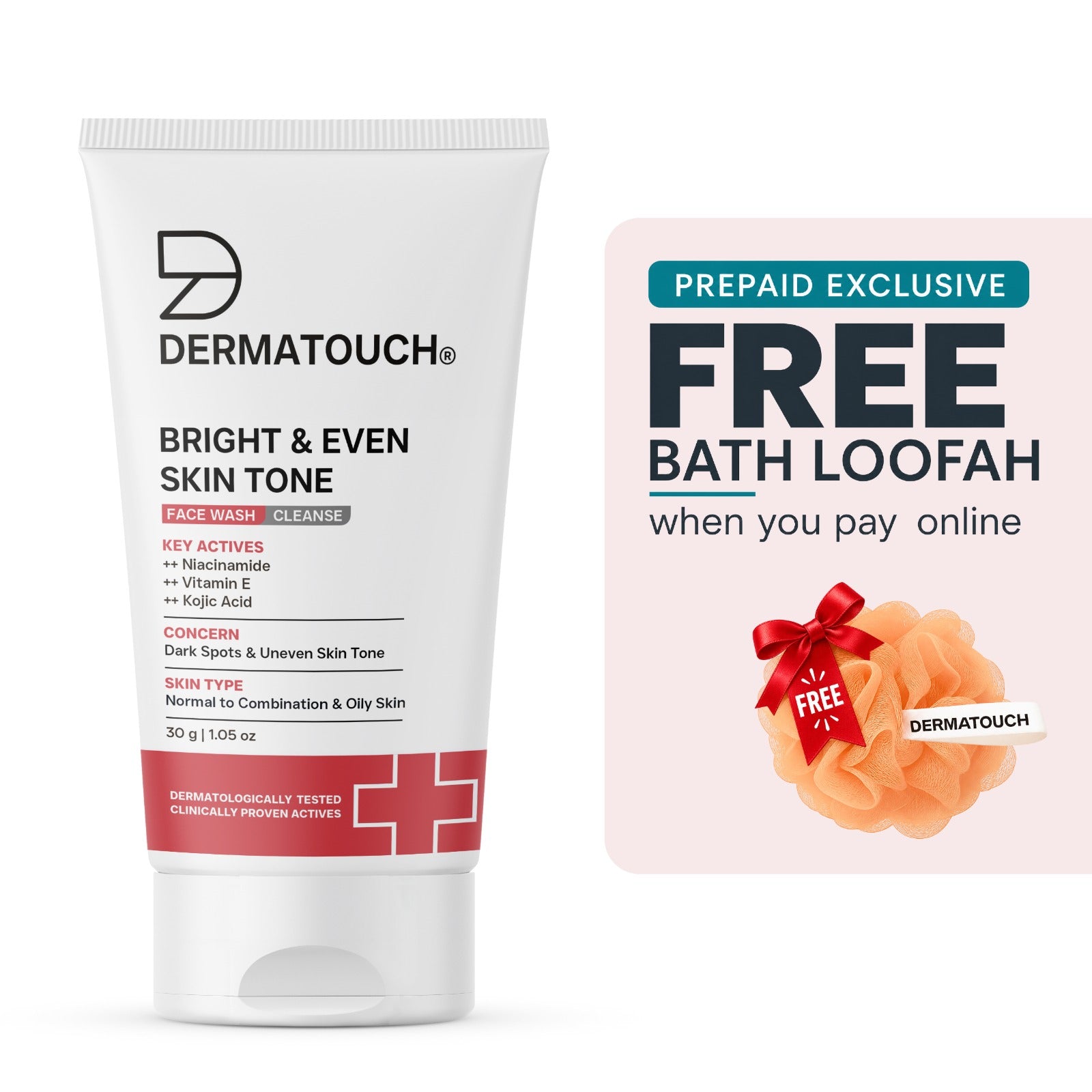 Bright & Even Skin Tone Face Wash for Dark Spots & Uneven Skin Tone