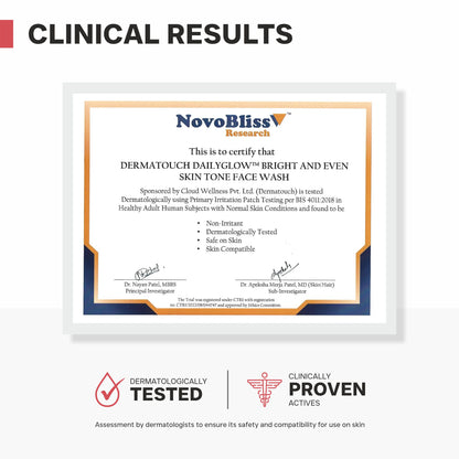 டெய்லிக்ளோ பிரைட் &amp; ஈவ் ஸ்கின் டோன் ஃபேஸ் வாஷ்